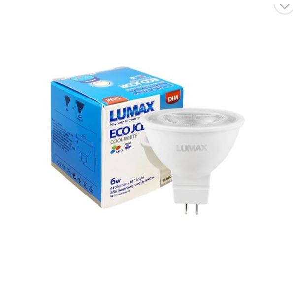Lumax MR16 Eco JCDR 220V 6W GU5.3 Daylight 6500K