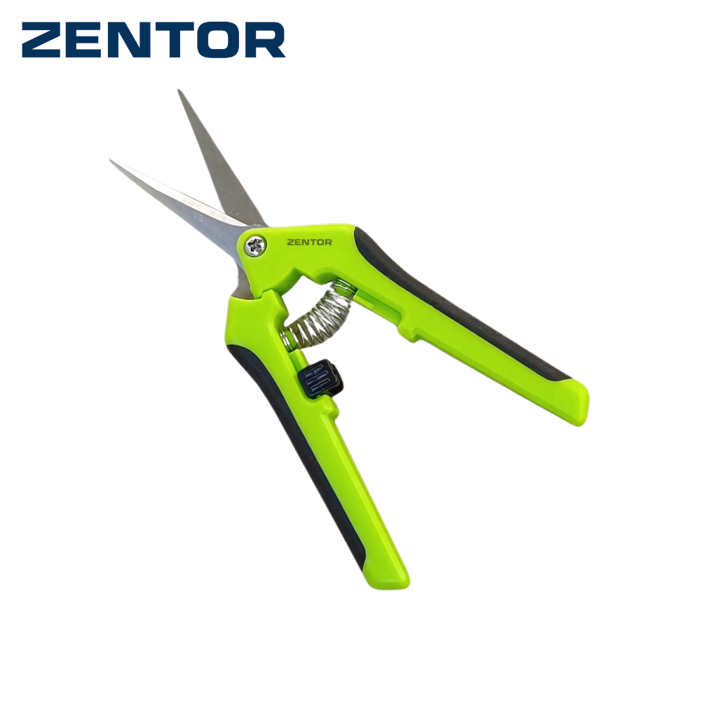 Zentor กรรไกรตัดแต่งกิ่ง กรรไกรตัดแต่งกิ่งไม้ 6.5" นิ้ว ใบมีดสแตนเลส คม ใช้ได้นาน Prunning Shears