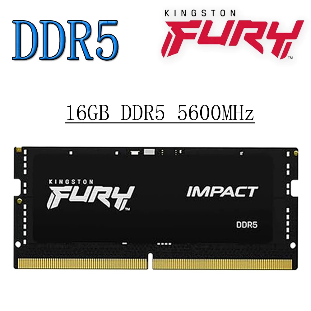 16GB (16GBx1) DDR5 5600MHz SO-DIMM RAM (แรมโน๊ตบุ๊ค) KINGSTON FURY (KF556S40IB-16)