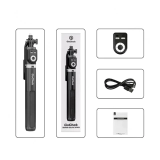 ไม้เซลฟี่ tripod/ขาตั้งกล้องโทรศัพท์บลูทูธ Gochek SS100 สำหรับถ่ายรูป/วิดีโอ อเนกประสงค์ อุปกรณ์เสริมสำหรับการเซลฟี่