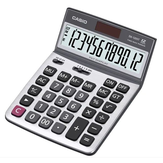 เครื่องคิดเลข Casio DX-120ST (แจ้งขอใบกำกับภาษีในแชท)