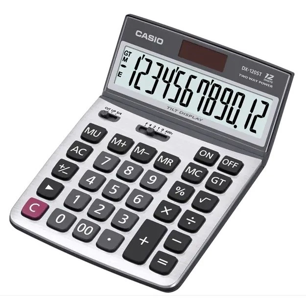 เครื่องคิดเลข Casio DX-120ST (แจ้งขอใบกำกับภาษีในแชท)