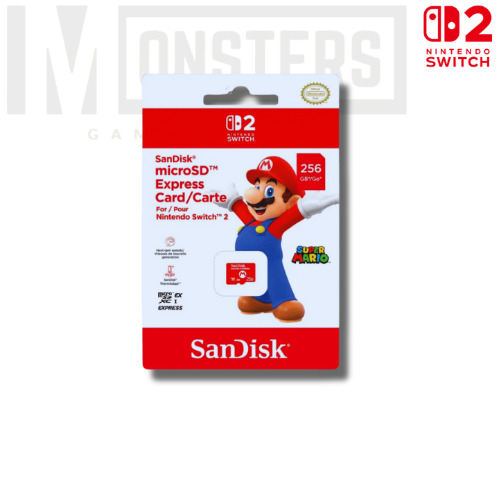 SanDisk microSD Express Card 256GB สำหรับ Nintendo Switch 2 ราคา ถูกที่สุด ดีลบีเคเค รูปภาพหลัก