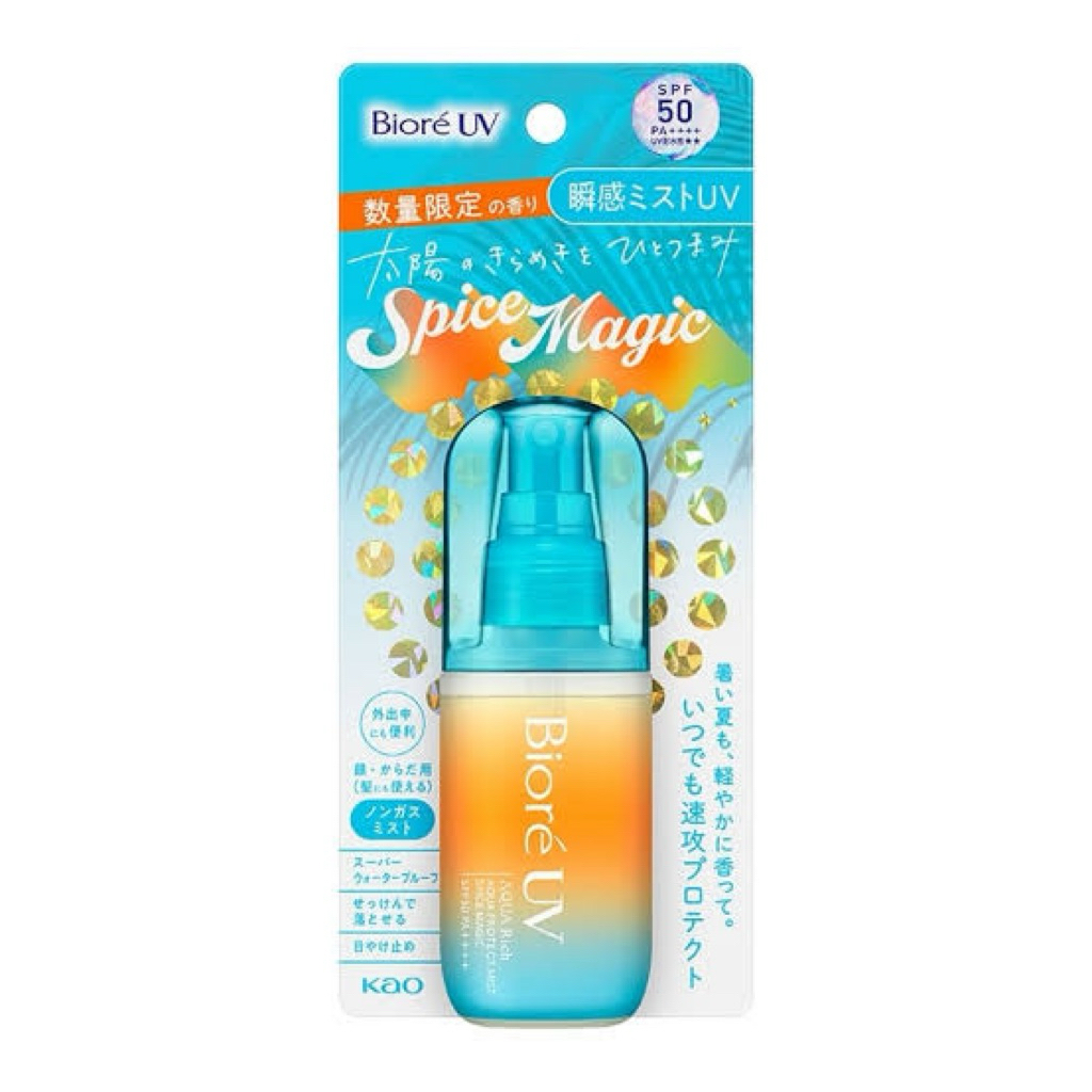 Biore UV Aqua Rich Aqua Protect Mist Spice Magic