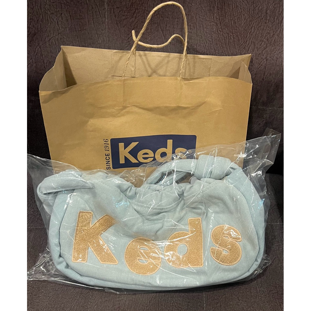 Keds Puffy Bag สียีนส์อ่อน