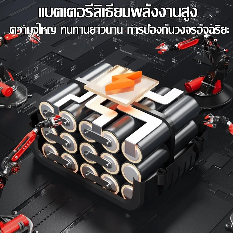 เครื่องตัดหญ้าไฟฟ้าไร้สาย พับเก็บได้ thumbnail 9