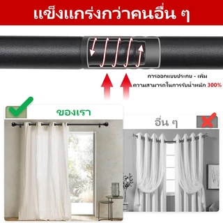 【ปรับความยาวได้】ราวม่าน 46-365 ซม สำหรับหน้าต่าง แบบโรมัน ราวปรับขยายได้ ชุดราวสมัยใหม่ ชำระเงินปลายทาง