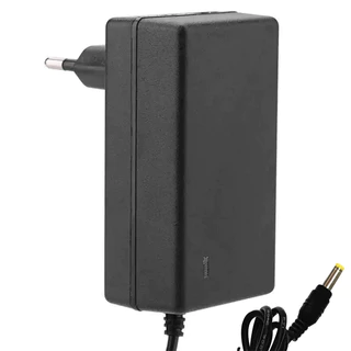 อแดปเตอร์ชาร์จแบตลิเที่ยม DC 21V 2A แล้วตัด มีไฟสถานะ ชาร์จ แบตเต็ม Li-ion Battery Charger เหมาะสําหรับเครื่องตัดหญ้า
