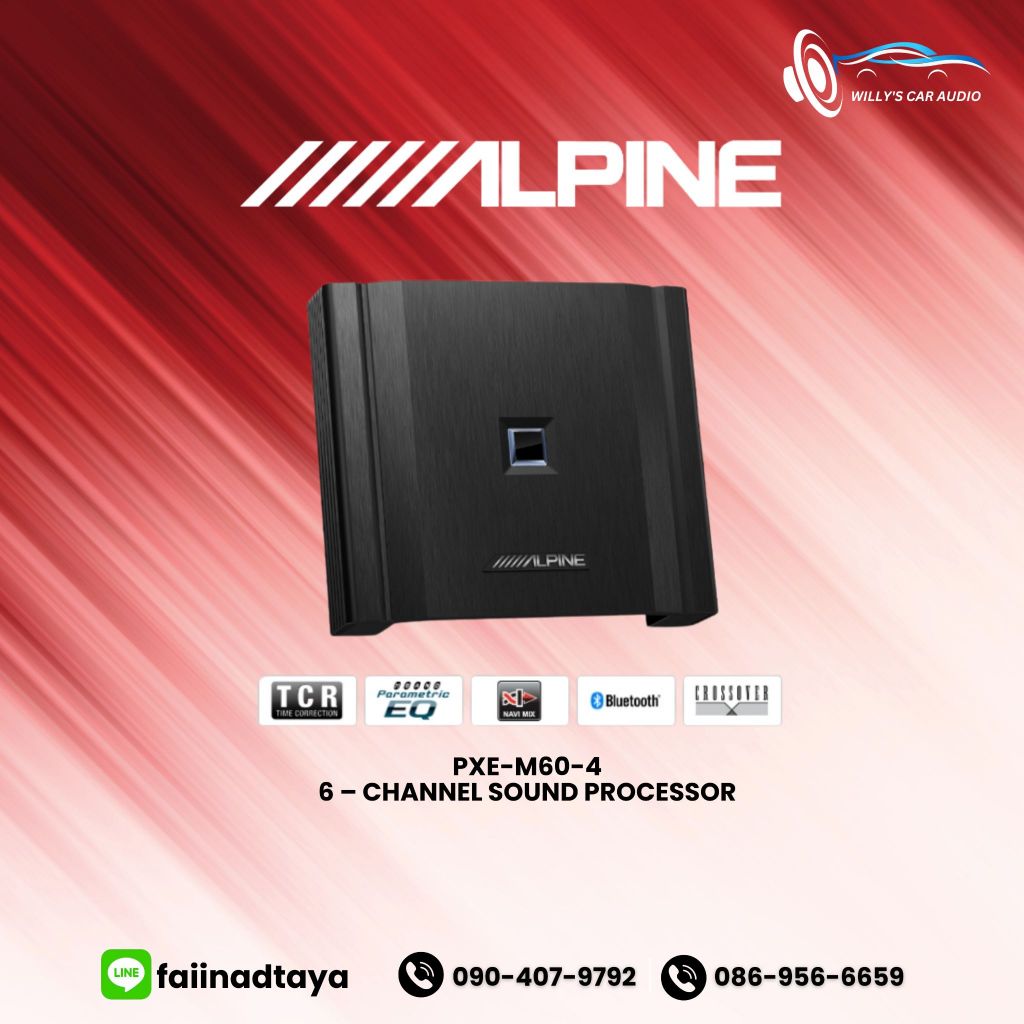 ALPINE PXE-M60-4 6 – CHANNEL SOUND PROCESSOR