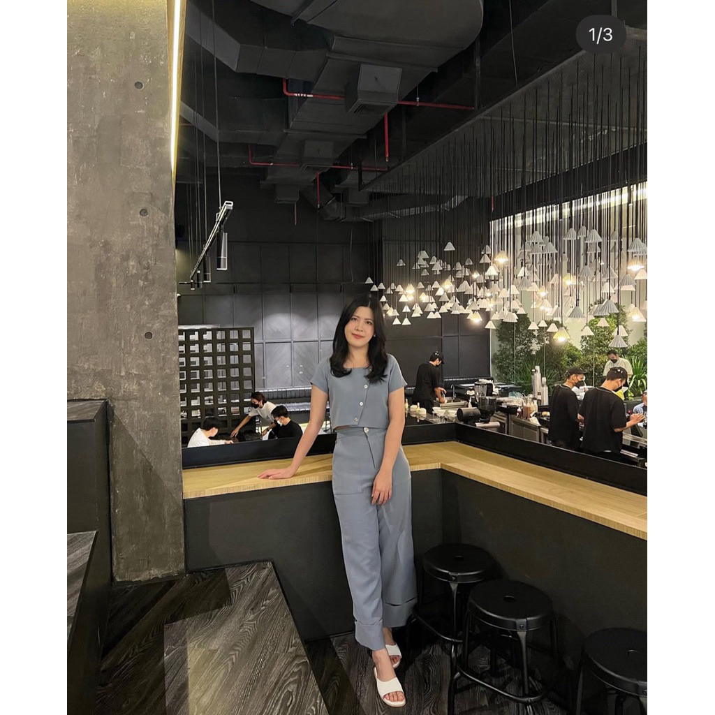 (used) ชุดเซ็ต Dear Darling เสื้อ+กางเกง ไซส์ M