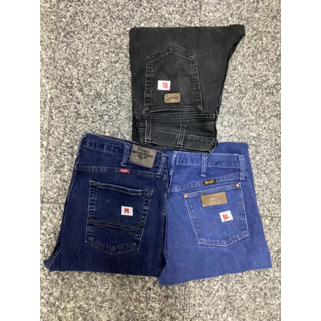 กางเกงยีนส์ชายรวมแบรนด์Lee &wrangler &ลีวายขากระบอกเกรดบีราคาเบาๆ