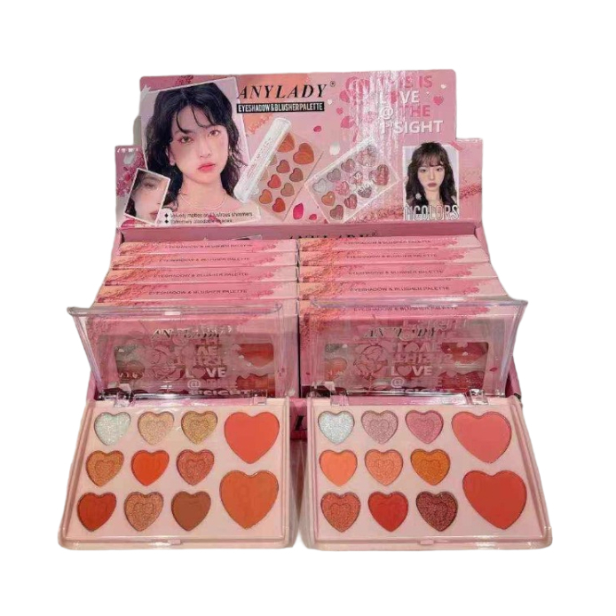 อายแชโดว์ Anylady Eyeshadow Palette & BLUSHER No.8158