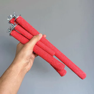 A-36 คอนลับเล็บ สำหรับนก คอนแบบติดกรง มีหลายสี หลายขนาด