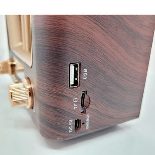 "สุดคุ้ม"วิทยุ-บลูธูท ทรงคราสสิก (MP-8108BT) ฟังFm Am Sw เชื่อมต่อ Bluetooth Mp3 Tf card พร้อมสายชาจ