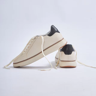 DUO Sneakers รองเท้าผ้าใบหนังแท้ เสริมส้น 6 ซม.|รองเท้าเสริมส้น Chuniverse (ชูนิเวิร์ส)