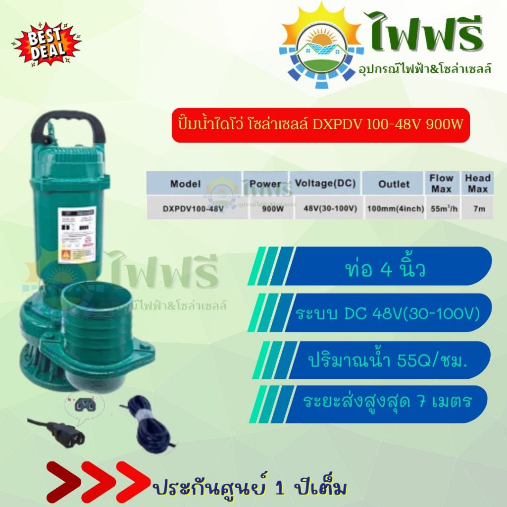 CTL ไดโว่โซล่าเซลล์ ท่อน้ำออก 2นิ้ว/3นิ้ว/4นิ้ว/5นิ้ว/6นิ้ว - รูปที่ 2