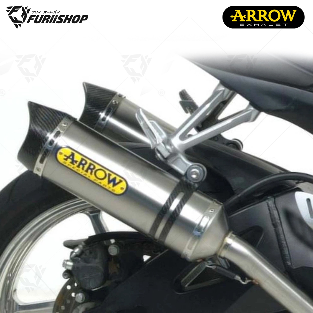 ท่อสูตร/ท่อแต่ง/ท่อไอเสีย Arrow Slip Titanium-Carbon : for Kawasaki Ninja1000/Z1000SX 2017-2019