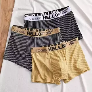 MW191 ชุดชั้นในผู้ชาย กางเกงในผู้ชายขาสั้น Men Underwear Boxer เนื้อผ้านิ่ม สวมใส่สบาย ระบายอากาศได้ดี Size L-4XL