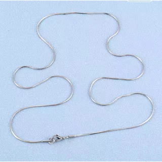 LN64 สร้อยคอลายงูแปดเหลี่ยมสแตนเลสแท้