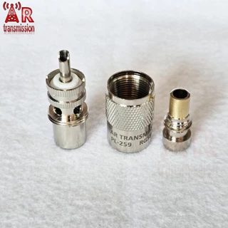 AR - PL259 / UHF Male สำหรับสาย RG58,RG142,RG400,RG8X,RG8,RG213,RG214,LMR400