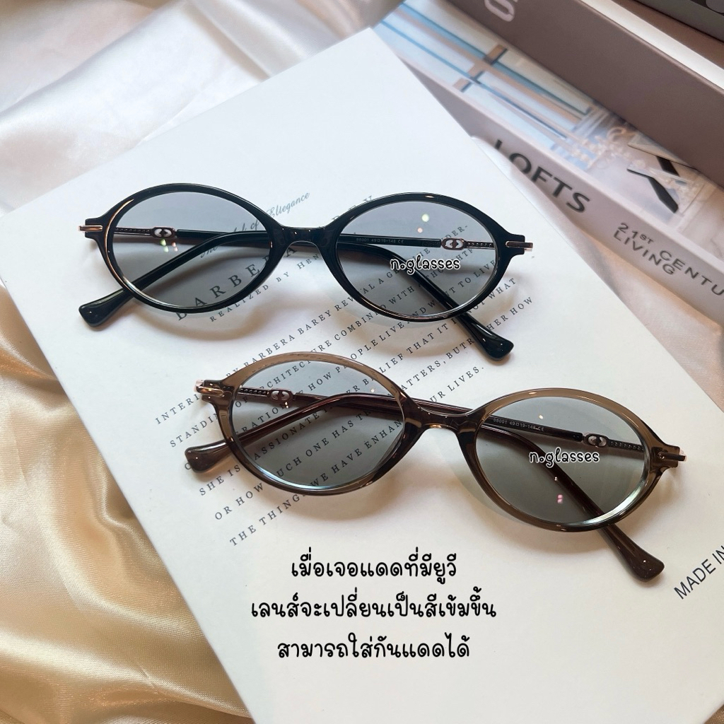 แว่นสายตายาว เสี่ยวหยู เเว่นตาออกแดดเปลี่ยนสี เเว่นเลนส์ออโต้ กรองแสงสีฟ้า ยาว +0.50 ถึง +4.00 รุ่น 98001b ยาว - รูปที่ 2