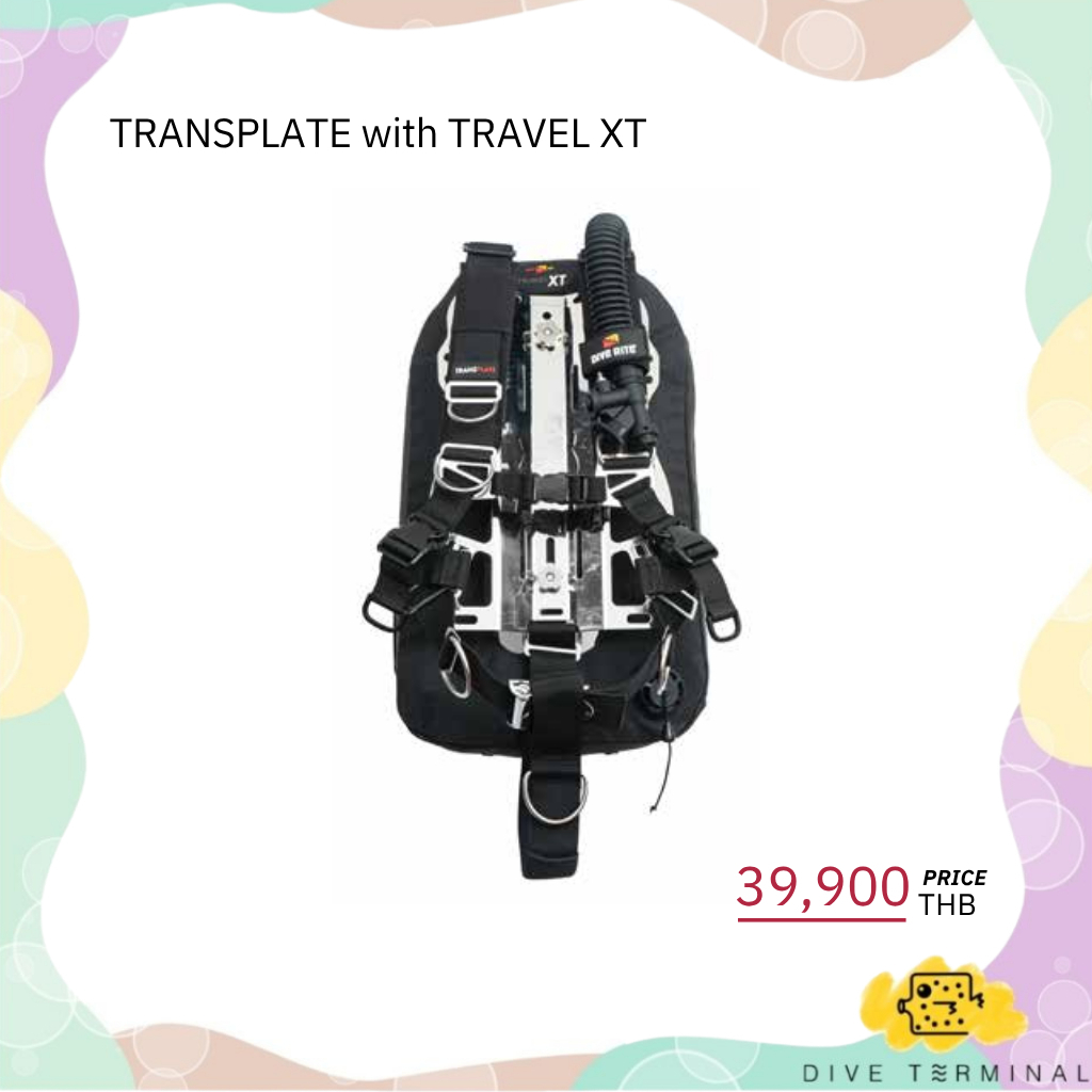 Dive Rite TransPlate with Travel XT Wing 25LB