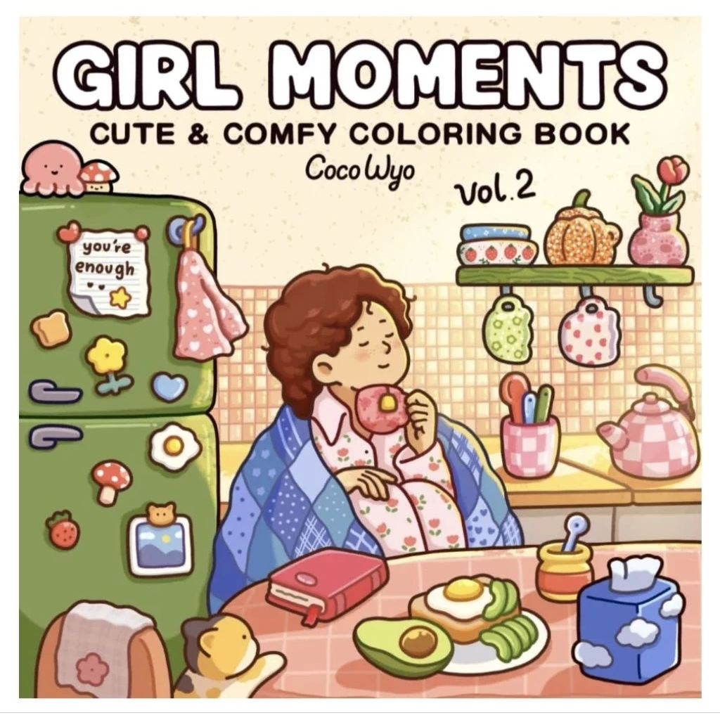 🇹🇭ส่งเร็ว สมุดระบายสี Girl Moments Vol.2