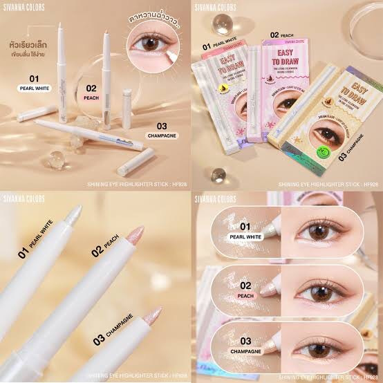 Sivanna Shining Eye Highlighter Stick Colors Hf928 ไฮไลท์เตอร์ สติ๊ก อายไลเนอร์