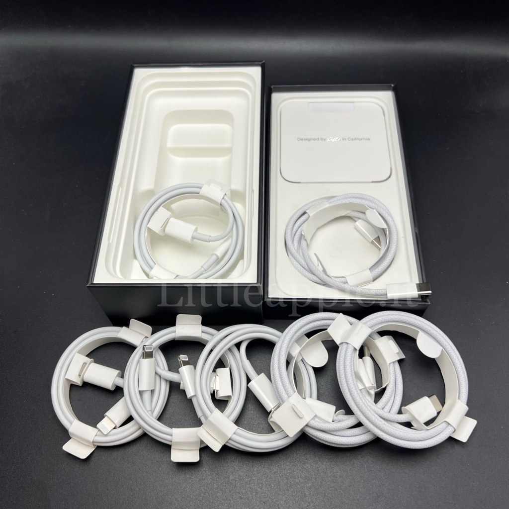 สายชาร์จ อุปกรณ์ชาร์จของแท้จากกล่อง มือ1💯สายชาร์จแท้C to Lและแบบถักงอได้ทนทานC to C สินค้า