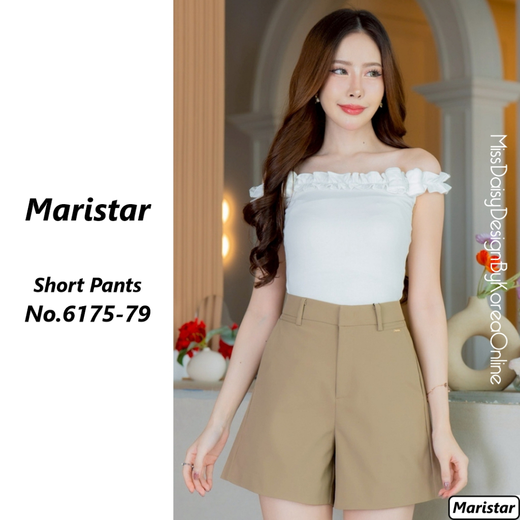 Maristar กางเกงขาสั้น Maristar No.6175 ผลิตจากผ้า "Soft Tech" (Cotton and Polyester Blend)
