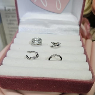 Ear cuff เซต4ชิ้น สวยทุกชิ้น งานเงินแท้S925