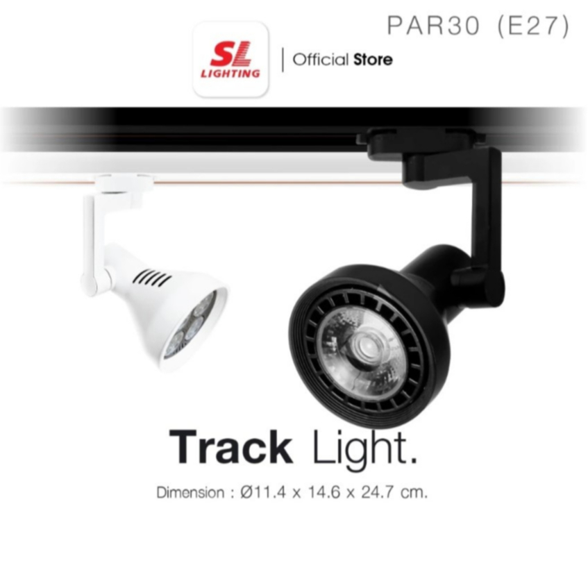 SL LIGHTING โคมไฟ Track Light โคมไฟสปอร์ตไลท์ ส่องรูปภาพ ผนังกำแพง แบบเข้าราง SL-7-678 ของแท้ รวมแวท