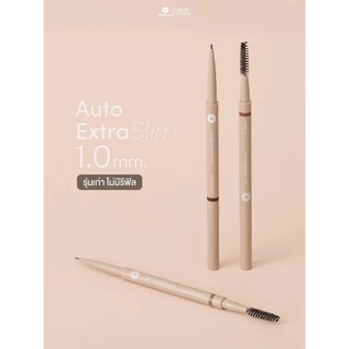 ถูก/แท้/มีไลฟ์ ดินสอเขียนคิ้ว Supermom 2in1 Slim Eyebrow Pencil ซุปเปอร์มัม เขียนคิ้ว เนื้อนุ่ม คิ้วสวย ธรรมชาติ ติดทน