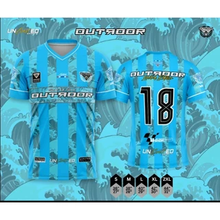 เสื้อกีฬาคอวี #18 แขนสั้น ลายใหม่ เนื้อผ้าโพลีเอสเตอร์ หนานุ่มใส่สบาย มีให้เลือก 7 สี ไซส์ S-2XL Sport ออกกำลังกาย