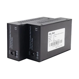 GLINK Ethernet Media Converter 10/100/1000 3KM ,A+B PAIRS ,Single Mode รุ่น GCVT-04