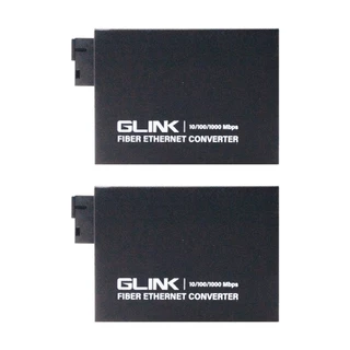 GLINK Ethernet Media Converter 10/100/1000 3KM ,A+B PAIRS ,Single Mode รุ่น GCVT-04
