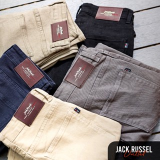 กางเกงชิโนผู้ชาย ทรงกระบอกเล็ก Jack Russel Klassik J-3006 Sl…