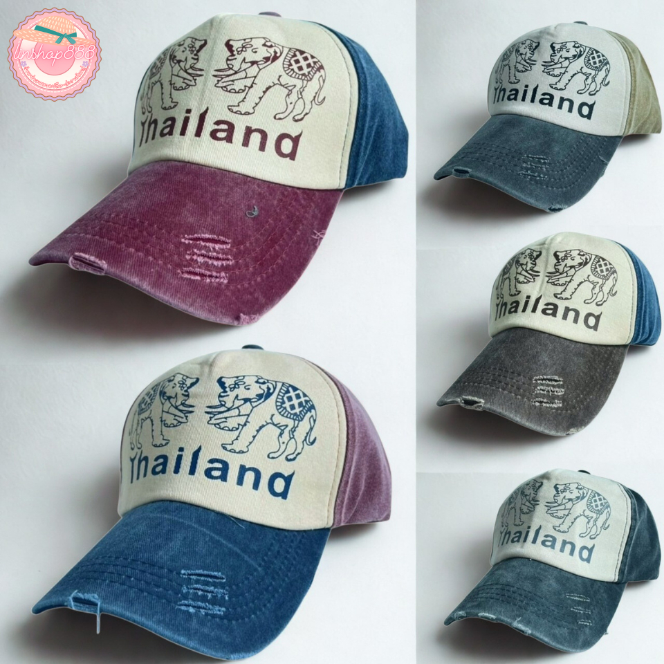 🔥New🔥 หมวกแฟชั่น หมวกแก็ป หมวกเบสบอลผ้าฝ้าย สีสันสวยงาม หมวกสไตล์วินเทจ ใส่ได้ทุกเพศทุกวัย ใส่แฟชั่น กันแดด ไม่มีตกเทรน