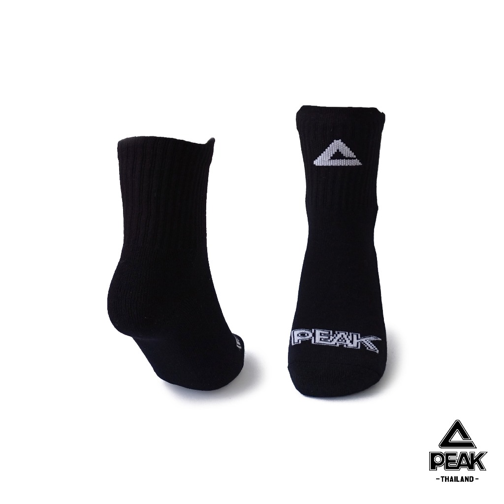 PEAK Basketball Socks Mid Cut ถุงเท้าบาสเกตบอล พีค ข้อกลาง นุ่ม กระชับ รองรับแรงกระแทก ระบายอากาศดี รุ่น WW59026 ราคา ถูกที่สุด ดีลบีเคเค แกลเลอรีภาพที่ 7