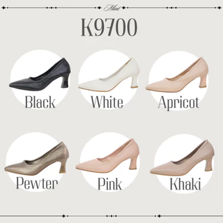 พร้อมส่ง K9700 รองเท้าเท้าคัทชู ส้นสูง2นิ้ว 35-44 ปลายแหลม แบรนด์ Kitepretty