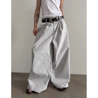 Super baggy trousers กางเกงขายาวทรงกระบอกใหญ่ A5