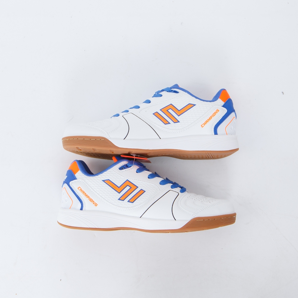 [ฟรีถุงเท้ากันลื่น] รองเท้าผ้าใบรองเท้าฟุตซอล BAOJI BJM741 ฟรีกันลื่น Socksy ขาว 1 คู่ งานไทย