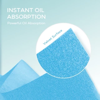 Oni Strong Oil Control Blotting Paper, Ultra-Absorbent Face for Shine-Free Skin, กระดาษซับมันแบบพกพา กระดาษซับมันไม่มีน้