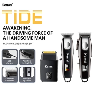 Kemei Km-8531 ปัตตะเลี่ยนตัดทรงผม ตัดผมเท่ แต่งลาย พร้อมหน้าจอLCD แสดงผล