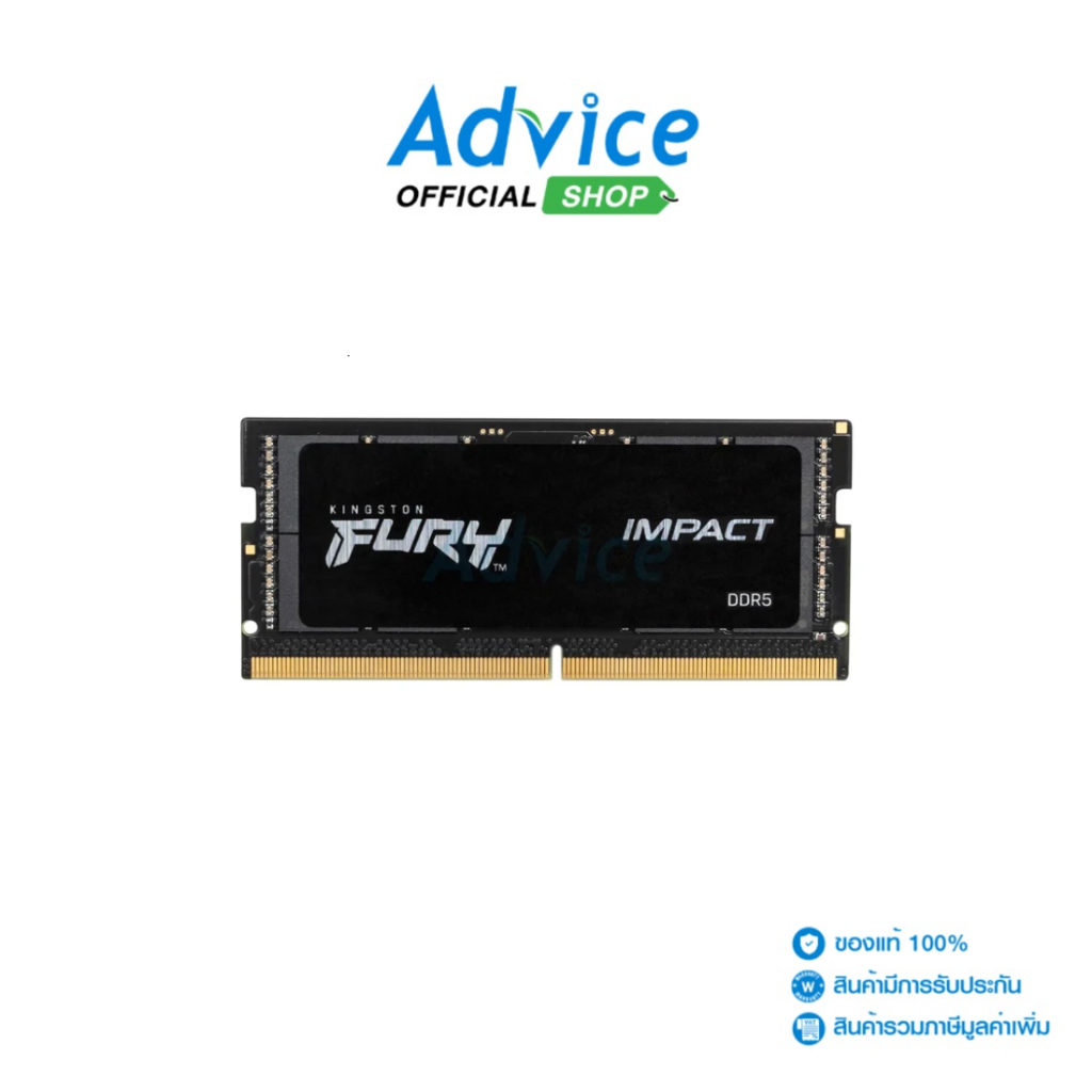 KINGSTON RAM DDR5(4800, NB) 16GB KINGSTON FURY IMPACT (KF548S38IB-16) - A0150125