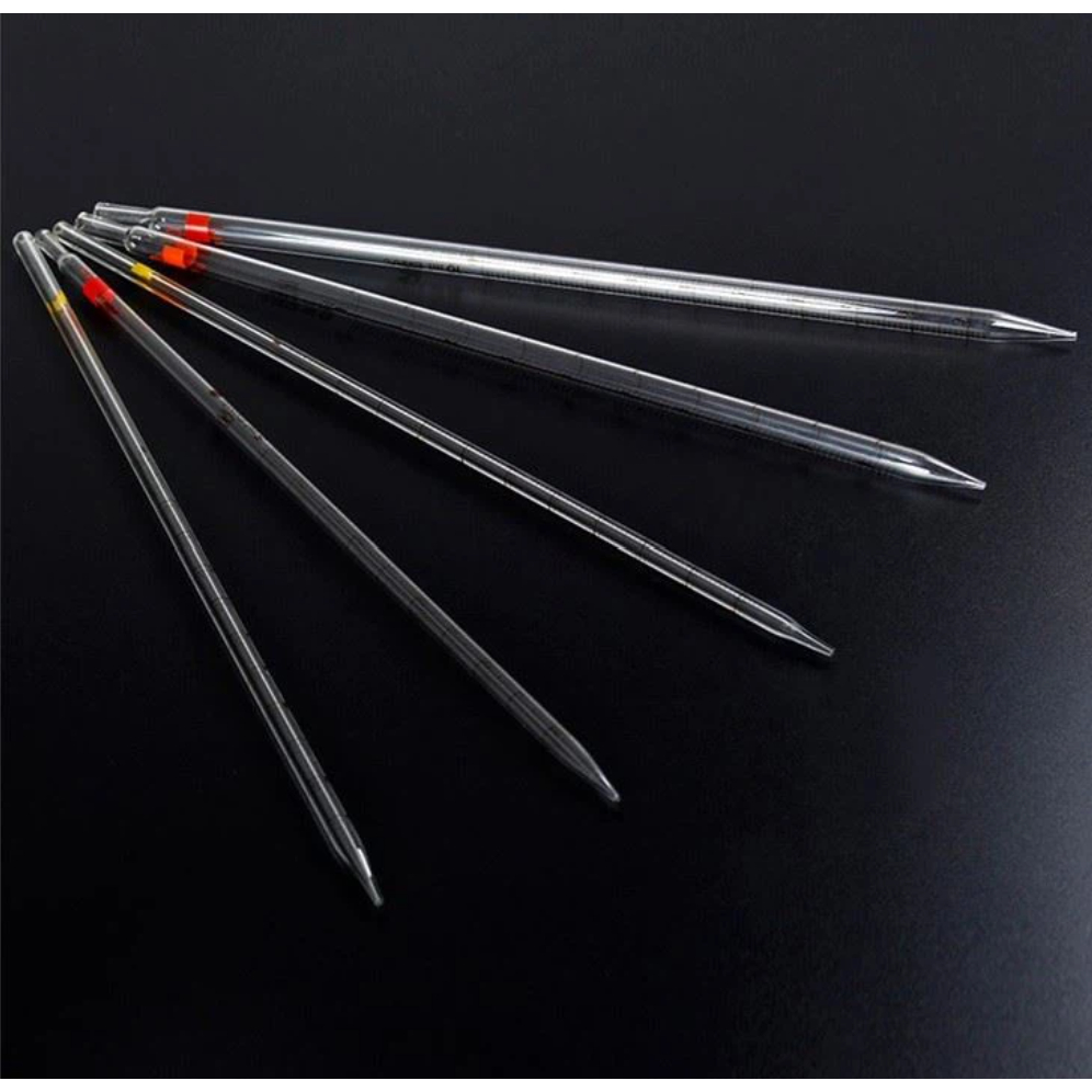 ปิเปตแก้ว measuring pipette