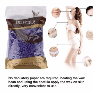 เม็ดแว็กซ์กำจัดขน 100g / 400g สำหรับผู้หญิงและผู้ชาย แว็กซ์ร้อนใช้เองที่บ้าน ผิวเรียบเนียน ไม่ระคาย