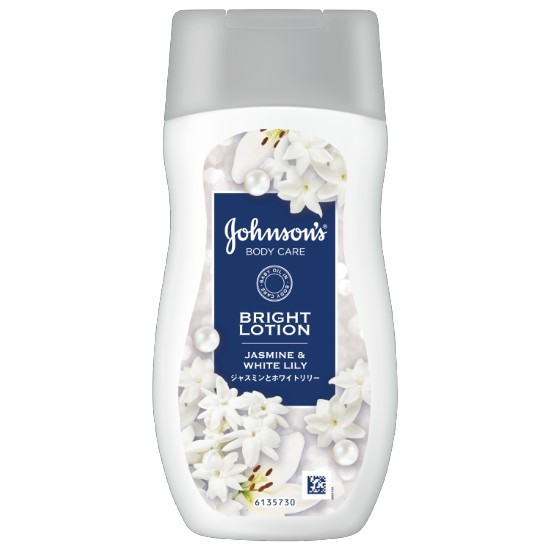 johnson bright lotion jasmine & white lily 200ml โลชั่นจอห์นสัน กลิ่นมะลิและดอกลิลลี่ขาว