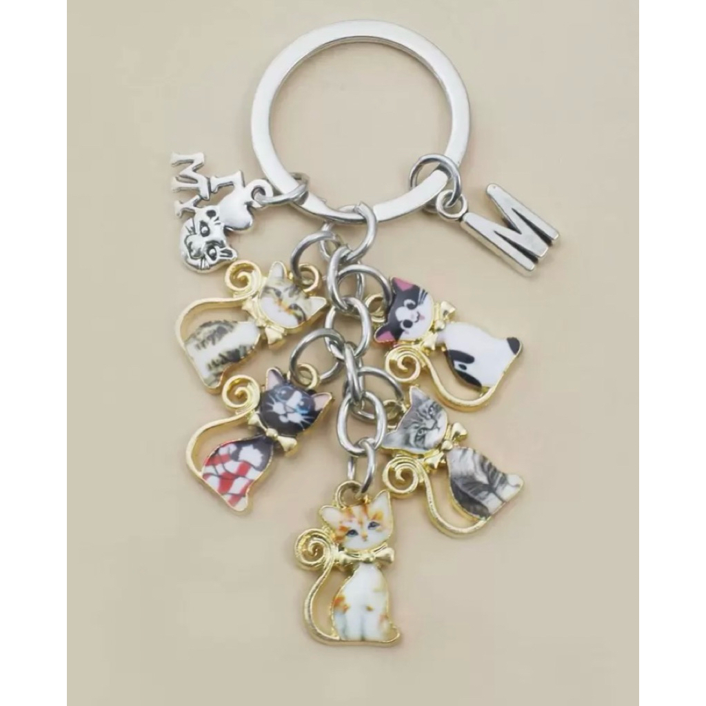พวงกุญแจแมว I 🖤 My cats พร้อมส่ง