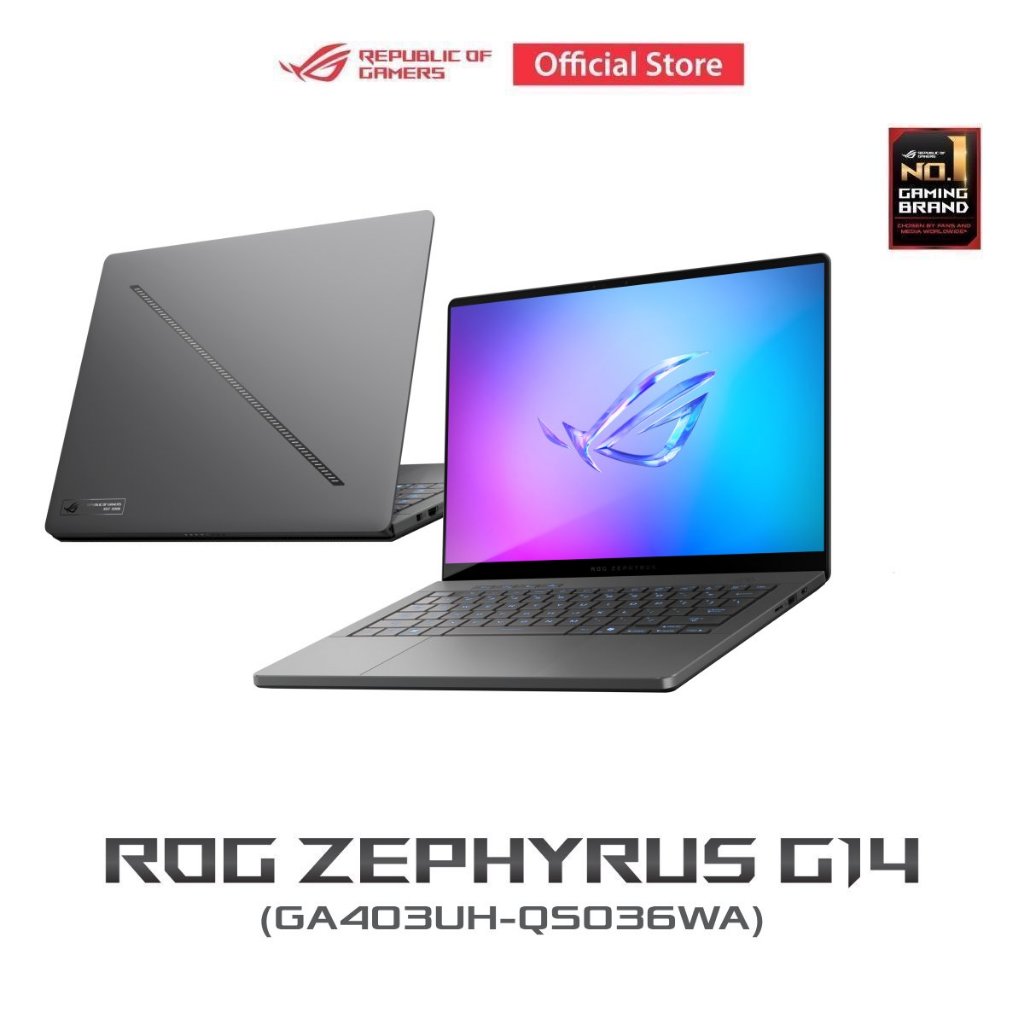ASUS ROG Zephyrus G14 (GA403UH-QS036WA) 14" 3K (2880x1800) OLED, AMD Ryzen 9 270, 32GB, 1TB SSD, RTX